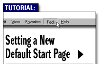 New Start Page Tutorial